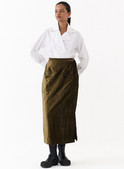 Double Breasted Collar Shirt