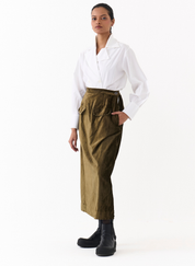 Double Breasted Collar Shirt