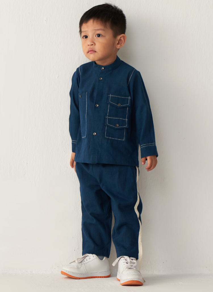 Double Patch Pocket Shirt Set