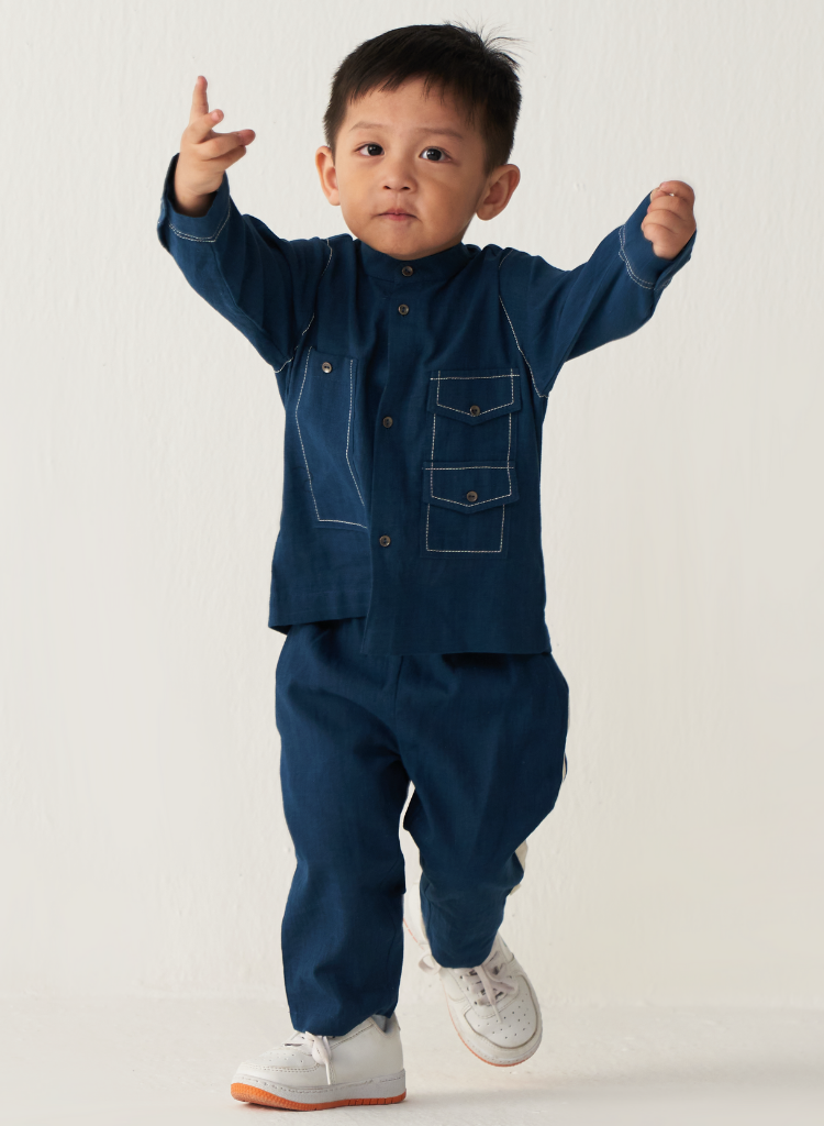 Double Patch Pocket Shirt Set