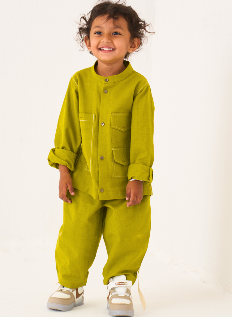 Double Patch Pocket Shirt Set