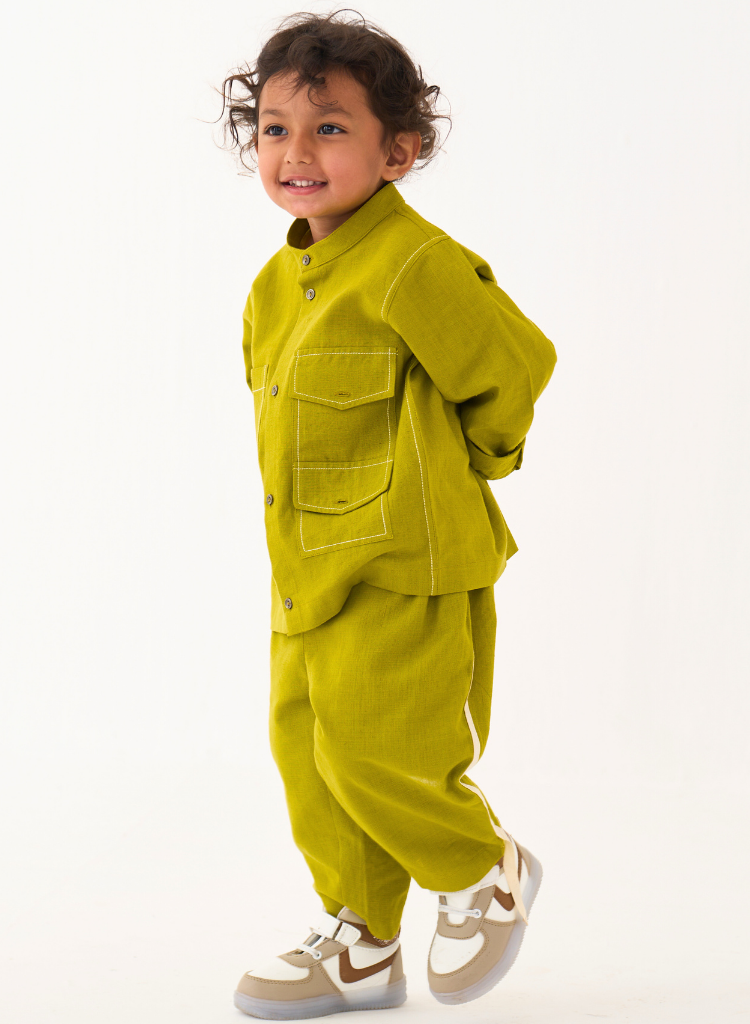 Double Patch Pocket Shirt Set