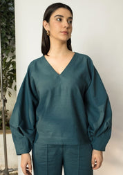 Dramatic Sleeve Blouse