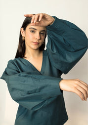 Dramatic Sleeve Blouse