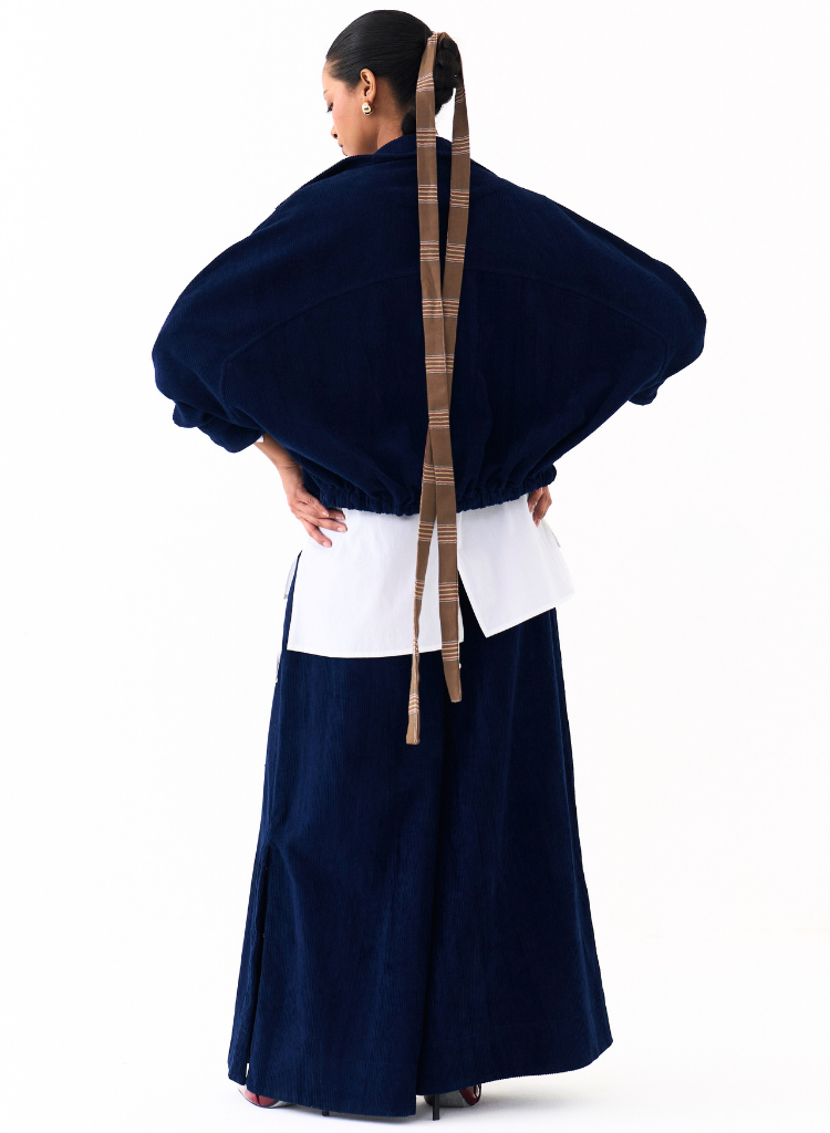 Drawstring Bomber Jacket