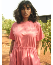 Drawstring Mini Dress