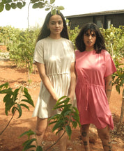 Drawstring Mini Dress