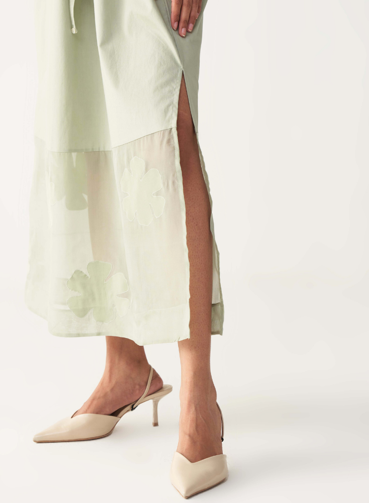 Drawstring Panel Dress