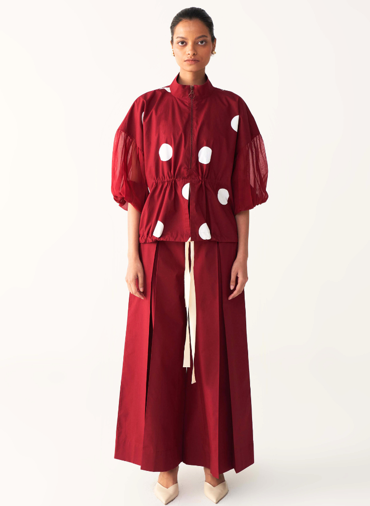 Inverted Box Pleat Bottoms