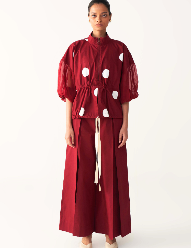 Inverted Box Pleat Bottoms