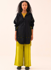 Cutout Drawstring Shirt