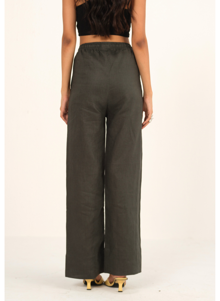 Drawstring Straight Pants