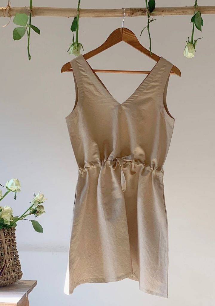 Drawstring Waist Sundress