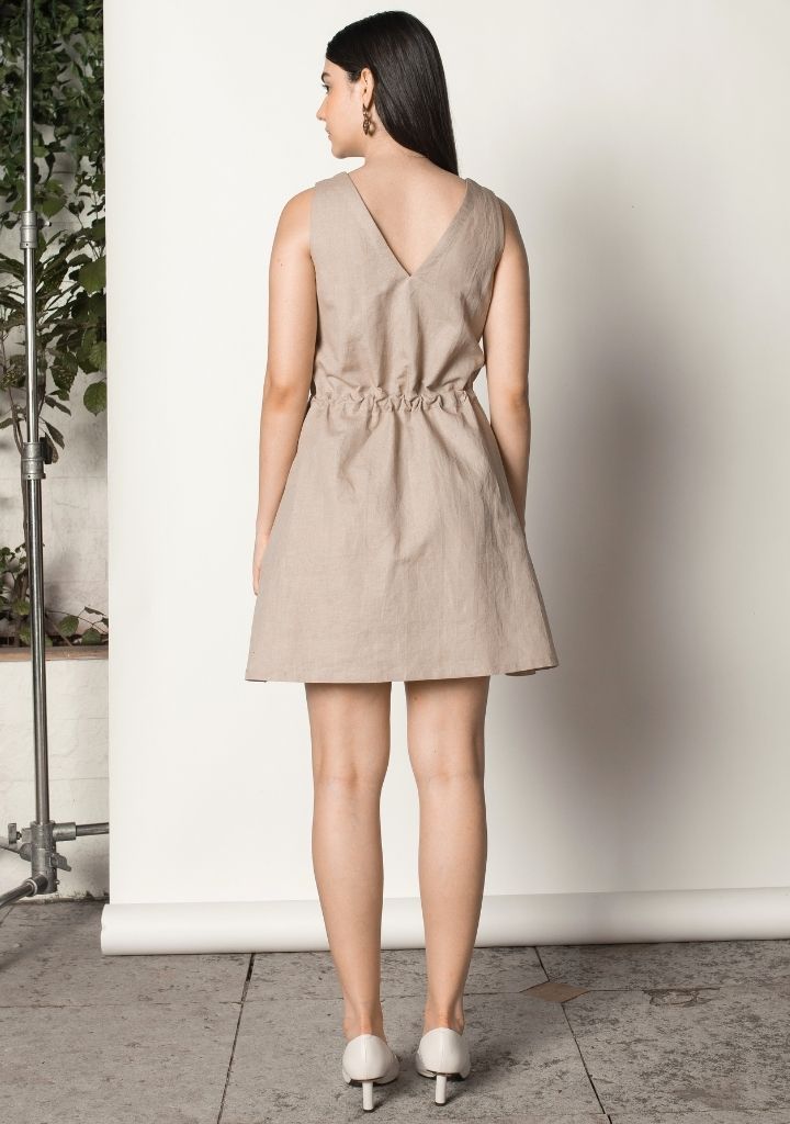 Drawstring Waist Sundress