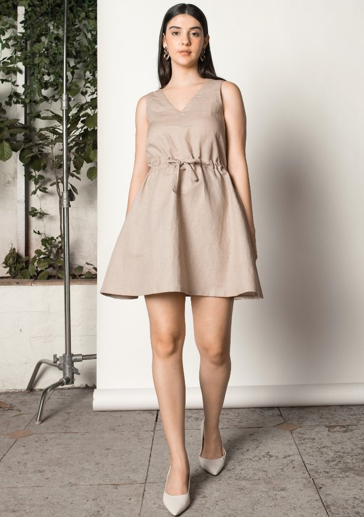 Drawstring Waist Sundress