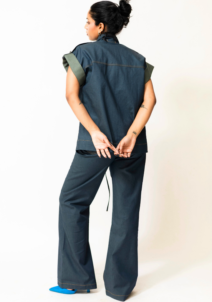 Dual Tone Utility Jacket