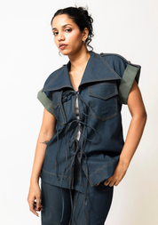Dual Tone Utility Jacket