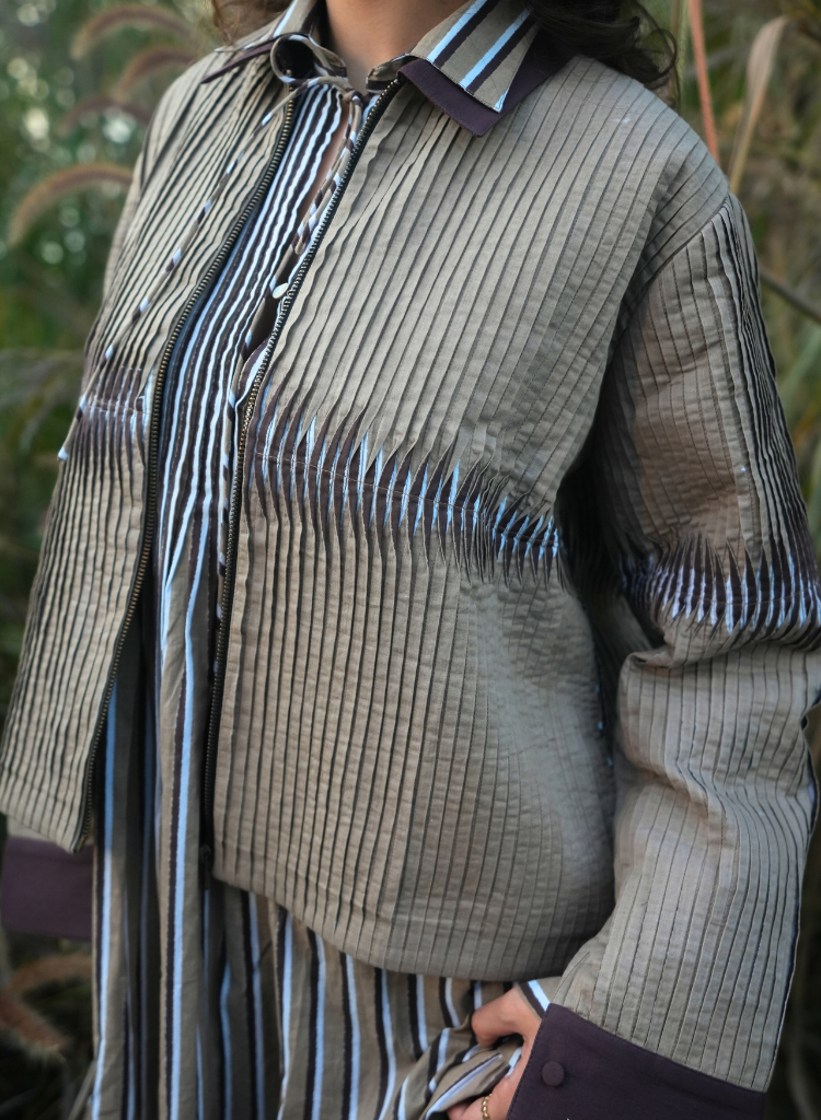 Dune Pleated Jacket