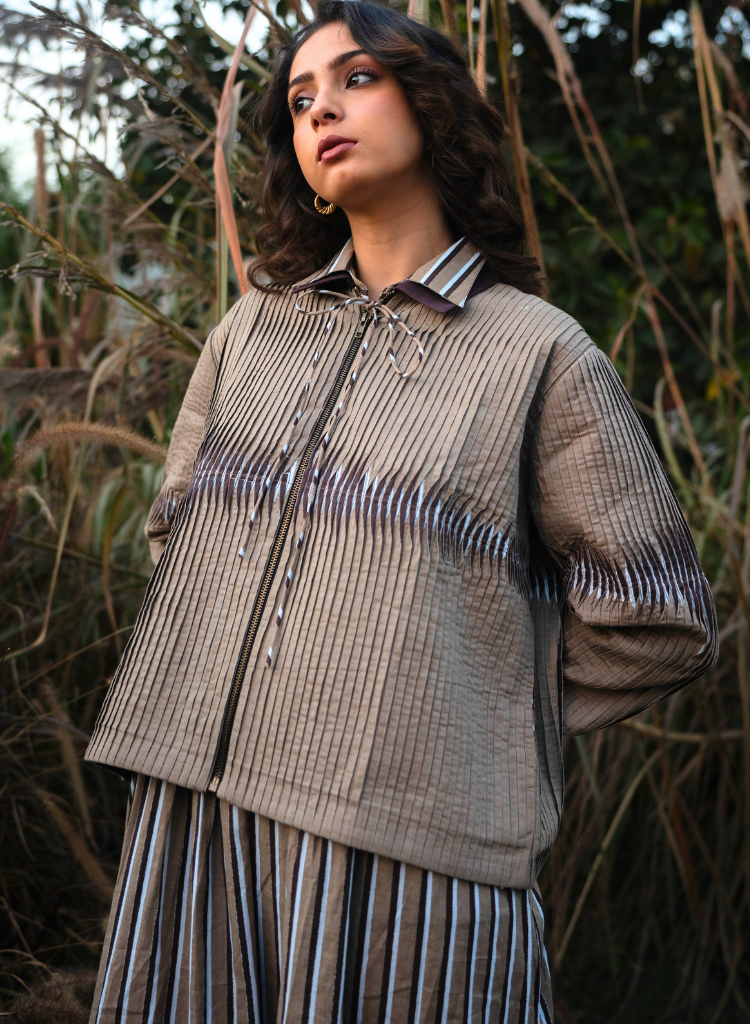 Dune Pleated Jacket
