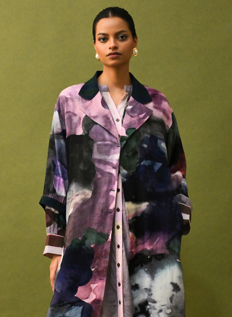 Dusk Pink Trench Set