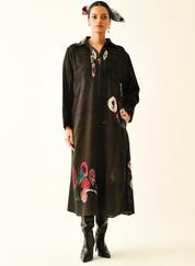 Earth Boota A-line Dress