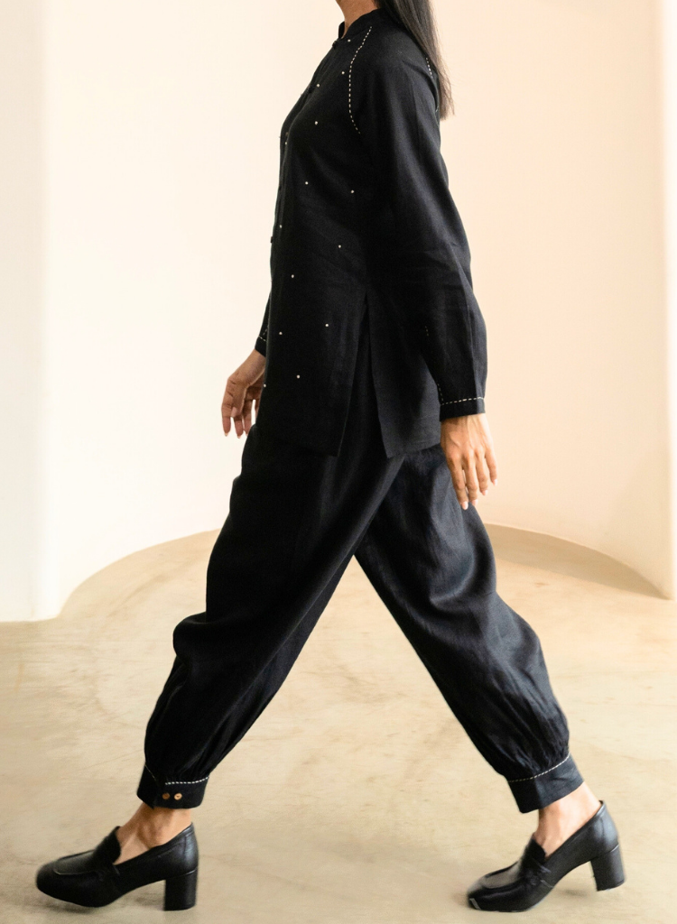 Ebony Short Kurta Set