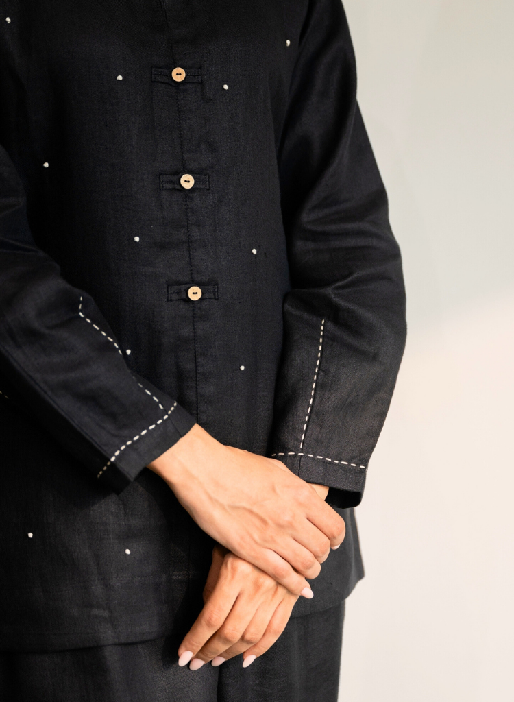 Ebony Short Kurta Set