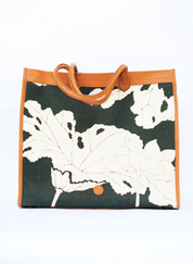 Ebony Bloom Tote Bag