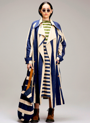 Egg Shell Trench Jacket