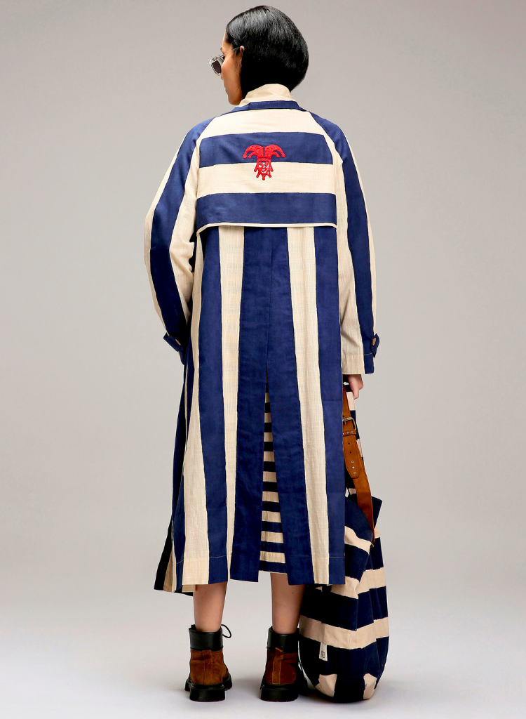 Egg Shell Trench Jacket