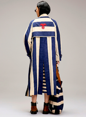 Egg Shell Trench Jacket