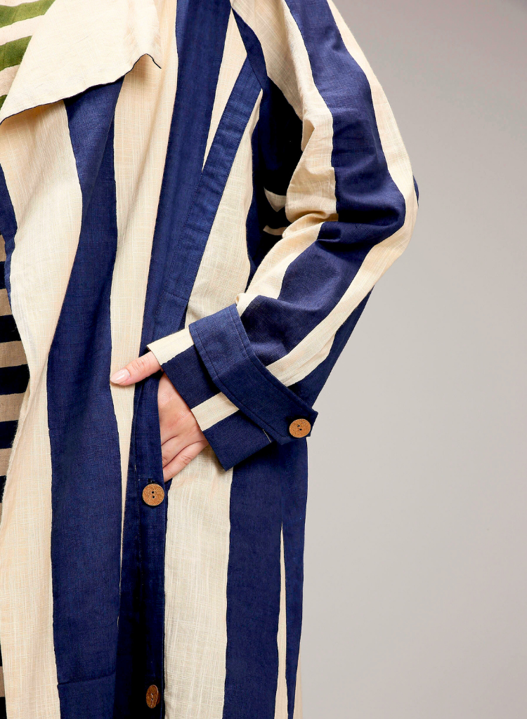 Egg Shell Trench Jacket