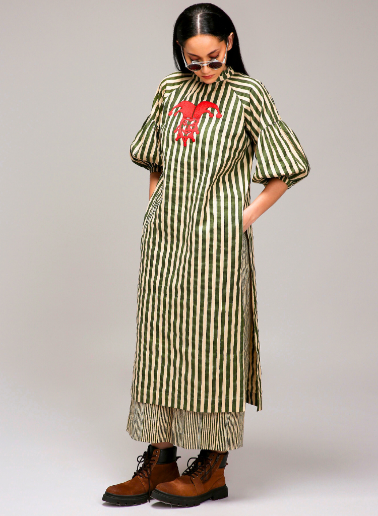 Egg Shell Joker Tunic Set