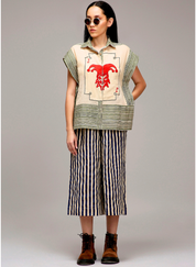 Egg Shell Joker Capre Set