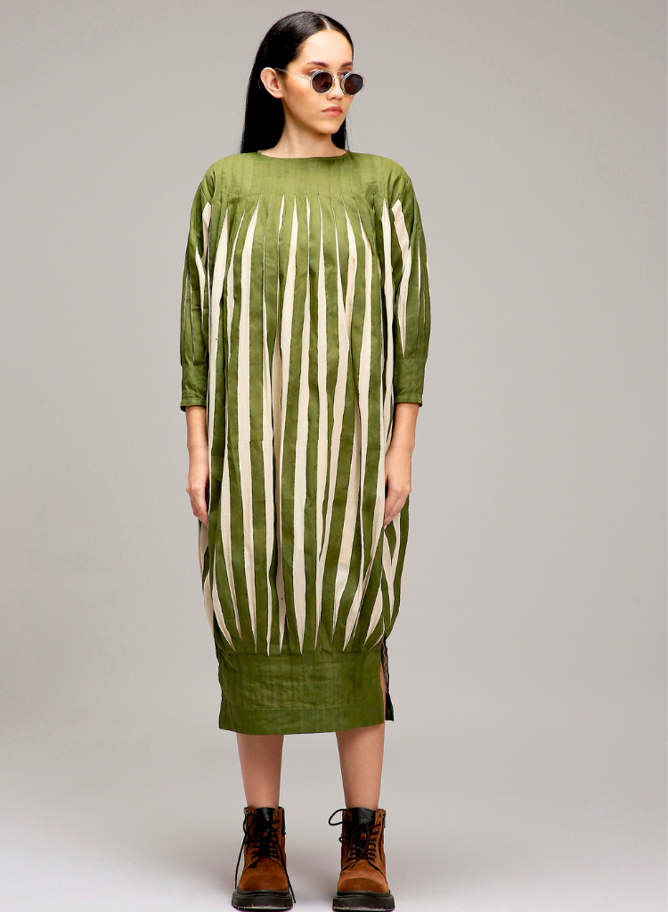 Egg Shell Balloon Dress