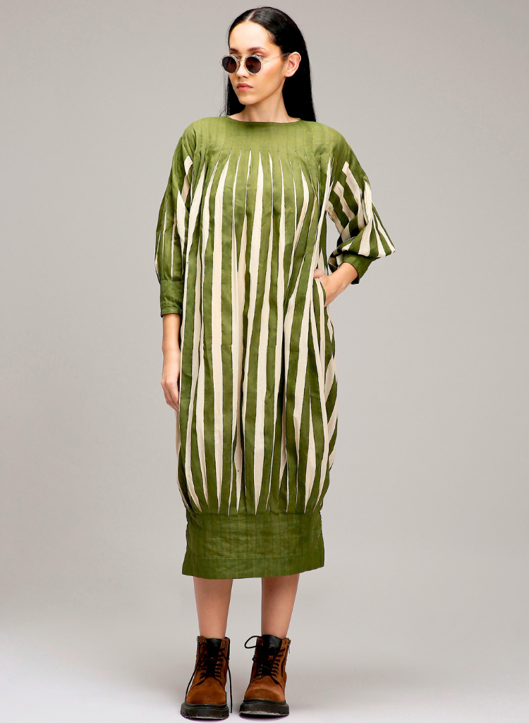 Egg Shell Balloon Dress