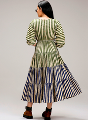 Egg Shell Tiered Dress