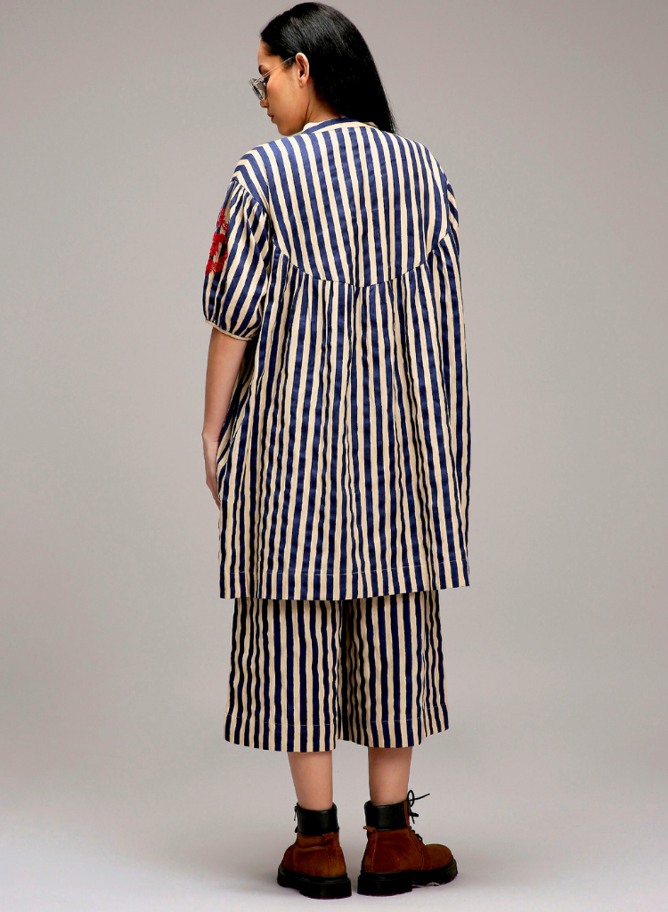 Egg Shell Acra Tunic Set