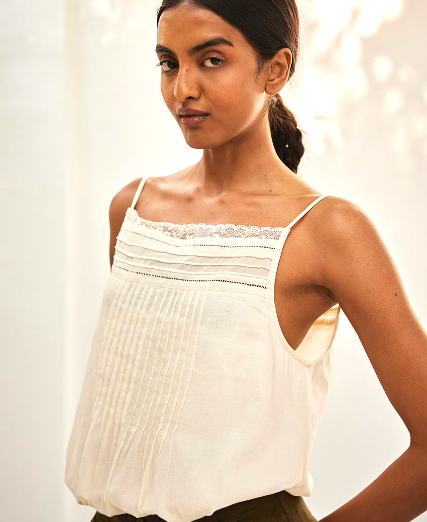 Eggshell Lace Blouse