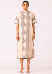 Ehan Hand Printed Dress