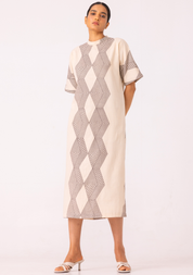 Ehan Hand Printed Dress