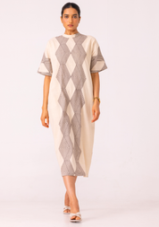Ehan Hand Printed Dress