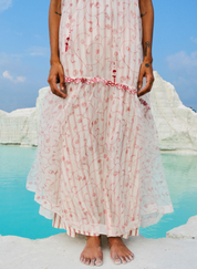 Ei Mon Organza Tier Dress