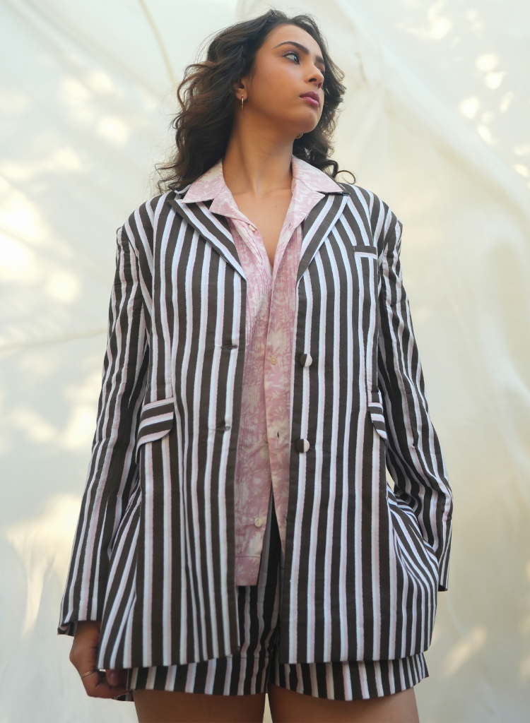 Eira Double-Buttoned Blazer