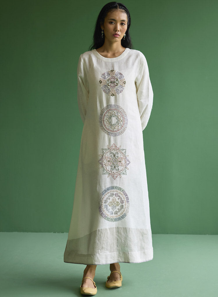 Eira Hand Embroidered Dress