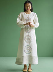 Eira Hand Embroidered Dress