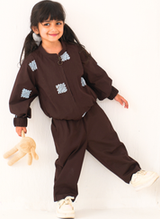 Emb. Bomber Jacket Set