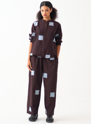 Emb Bomber Jacket Set