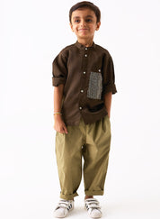 Embroidered Pocket Shirt