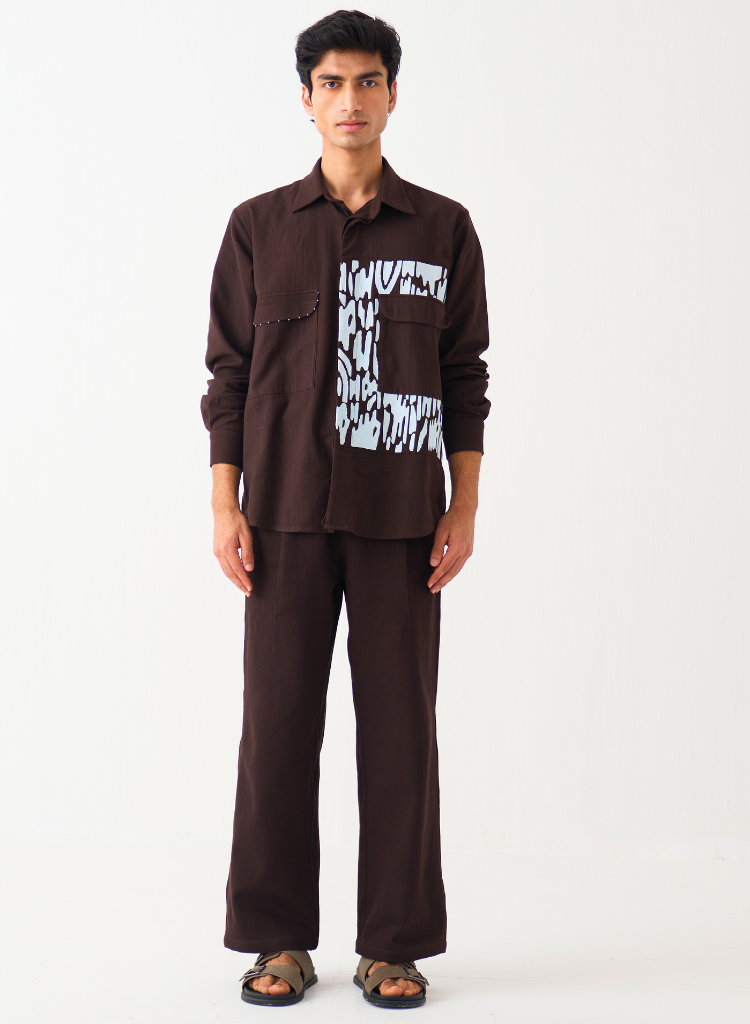 Emb Patch Detail Shirt